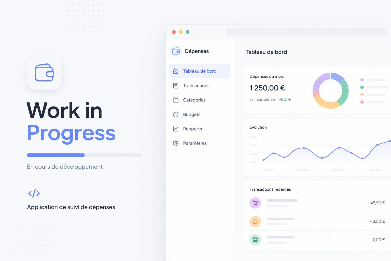 Expense Tracker - application de suivi de dépenses